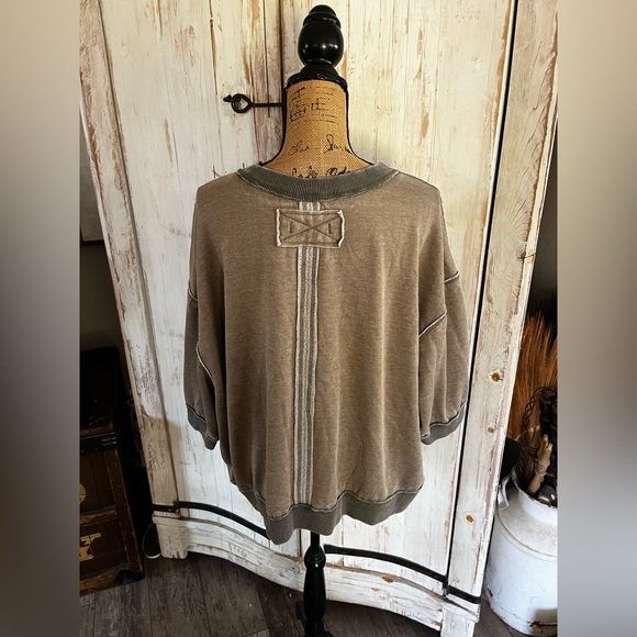 Free People We the Free everything pullover in Caiman - Picture 7 of 7